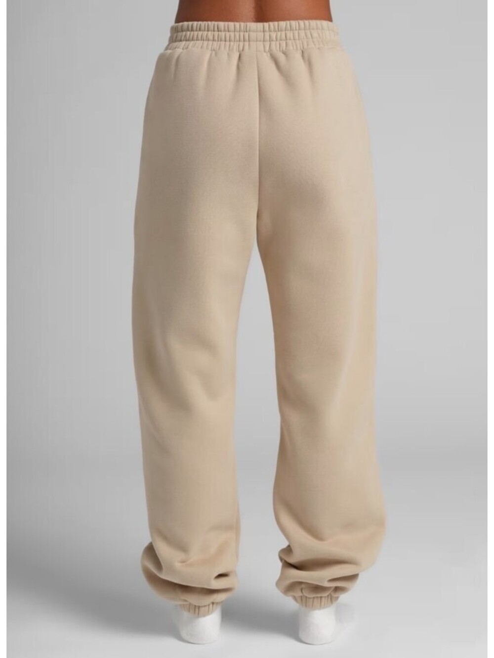 COMFRT NWOT Signature Cuffed Leg Sweatpants Almond Size [L] - Picture 3 of 3